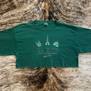 Take me to Paris-Crop Tee